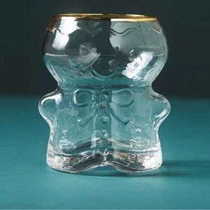 ❤️Collectible North Pole Gingerbread Juice Glass NWT